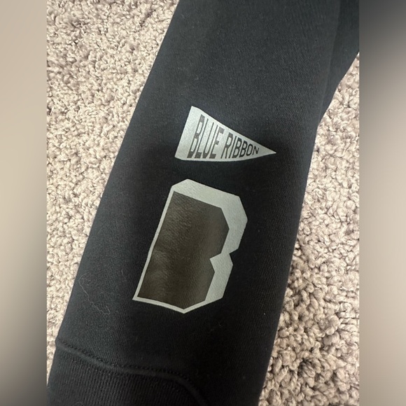 Nike size medium youth boys black pullover crewneck sweatshirt stitched Nike - Picture 5 of 10